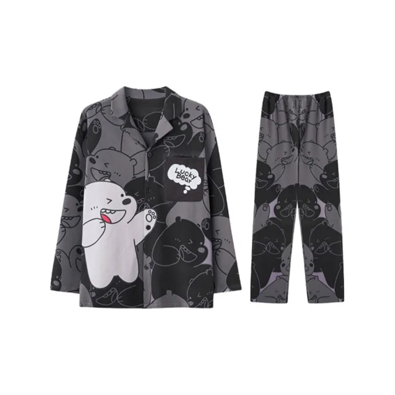 Qiao Ni Tong Pajama Set Men's Image Color-4