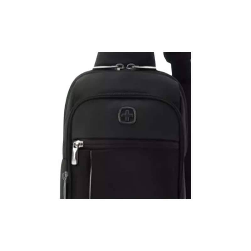 Wenger Polyamide Shoulder Bag Crossbody Bag Sling Bags Small Size Men's Black-4