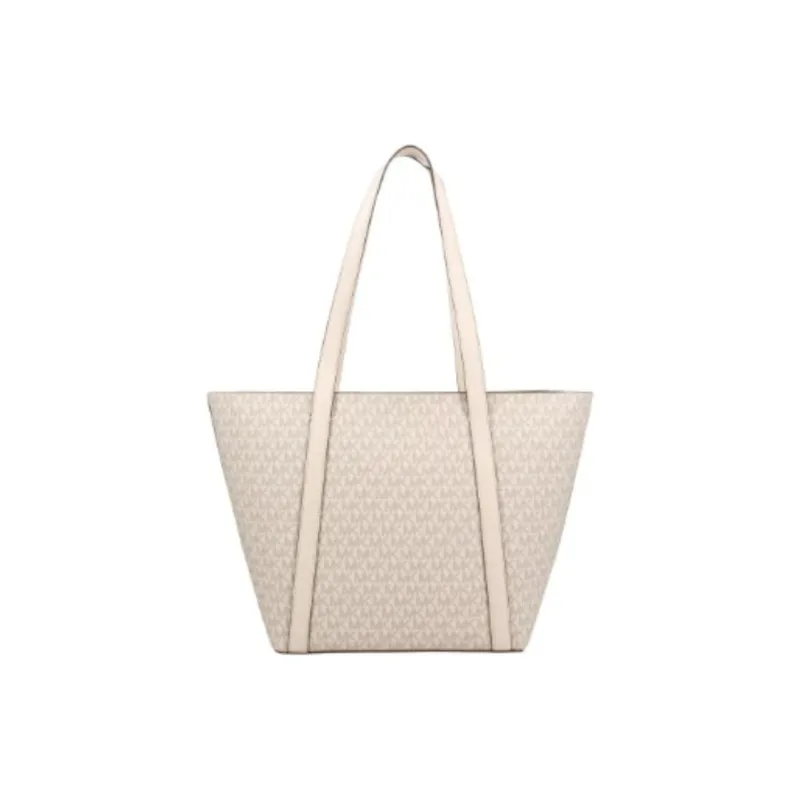 MICHAEL KORS Jet Set Travel Canvas Tote Bag, Shopping Bag, Shoulder Bag, Handbag Tubas Women's White-2
