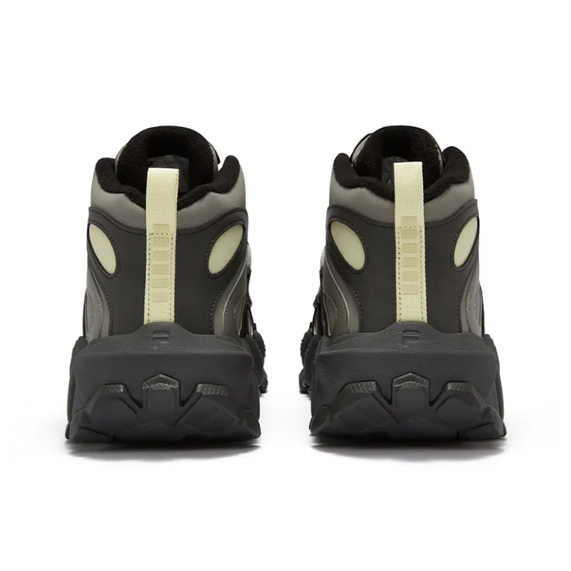 FILA FUSION EXOCET Slip-Resistant Mid-Top Casual Shoes Men's Green Gray-3