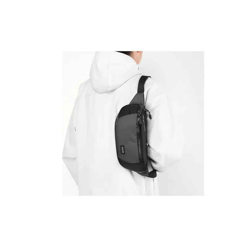 Yalu Nylon Crossbody Bag Regular Men's Gray/Black/Army Green/Dark Blue-1