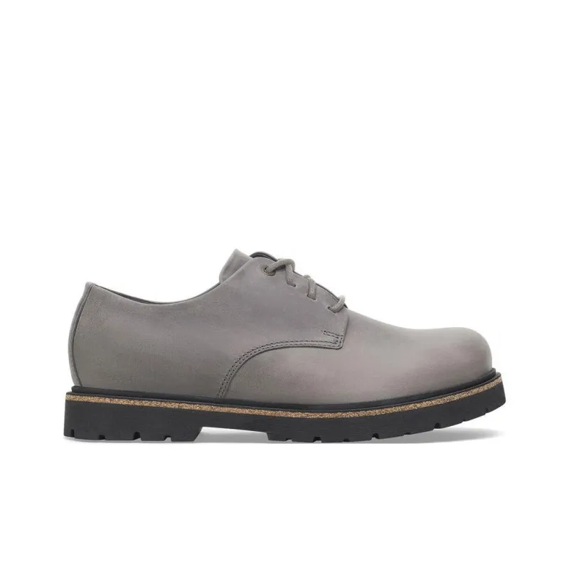 Birkenstock Highwood Lace Slip Resistant Cushioning Abrasion Resistant Low Top Casual Shoes Unisex Gray Regular-1