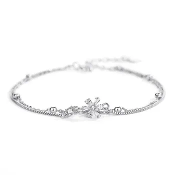 JESCAKOO 925 Sterling Silver Bracelets Women's
