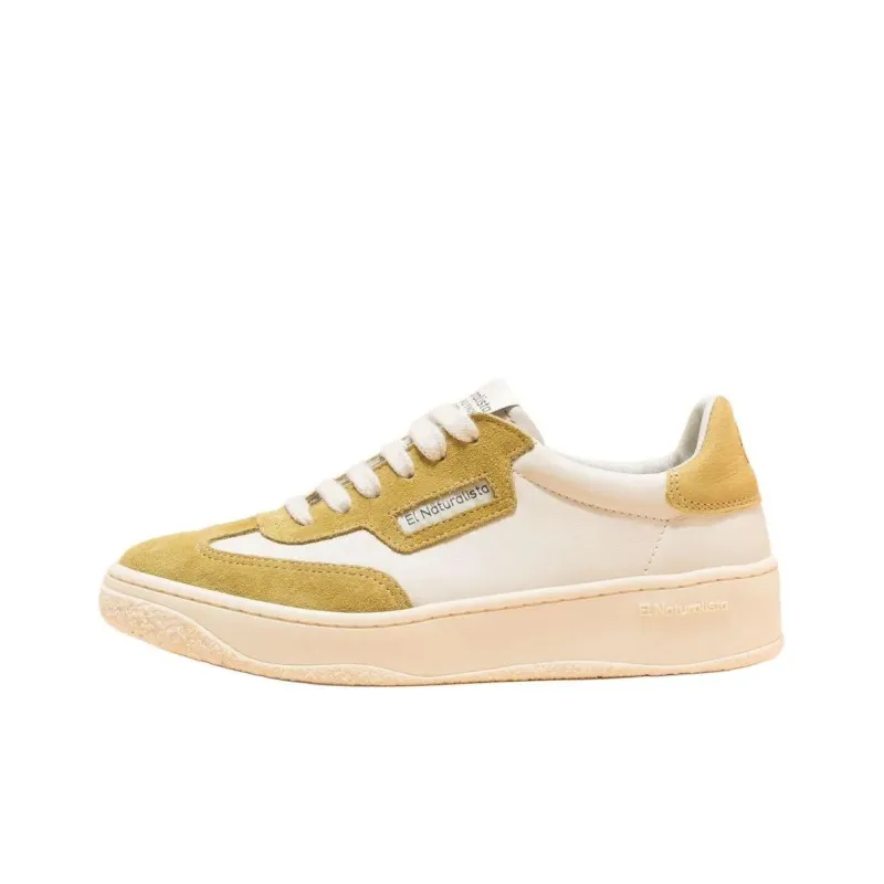 El Naturalista Tierra Low-Top Skateboard Shoes Unisex White Green-0