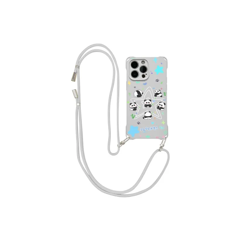 Sen Dog Silicone Material Cute Crossbody Trendy Phone Cases Compatible With IPhone 16 Pro Max/Pro/Plus/15/14/13-4