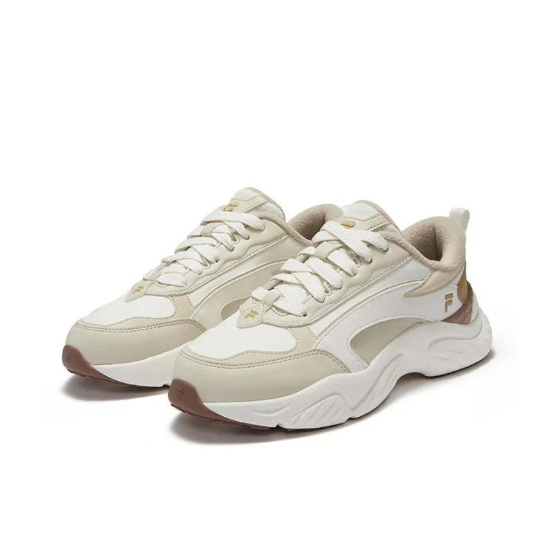 FILA FUSION Conch D Wear Resistant Low Top Casual Shoes Men's Snow-2