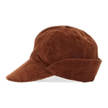 BARACUTA Logo embroidered Corduroy Cap