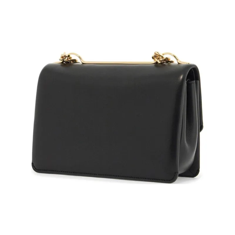 Valentino VLogo Plaque Foldover Top Shoulder Bag-3