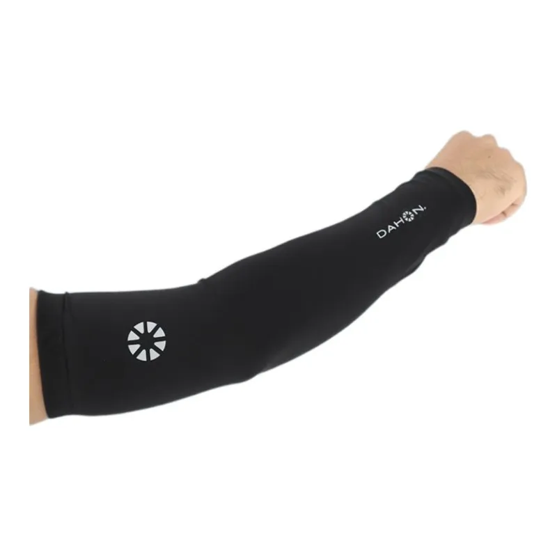 DAHON Other Riding Equipment Cycling Arm Warmers Unisex High Stretch Ice Silk Fabric Black-4
