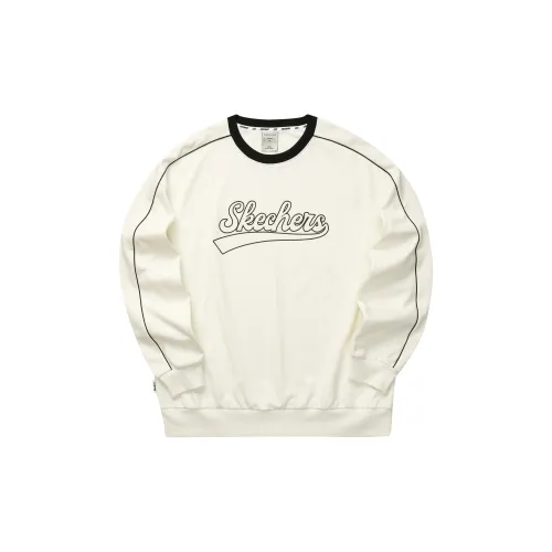 Skechers Sweatshirts Unisex Marshmallow White