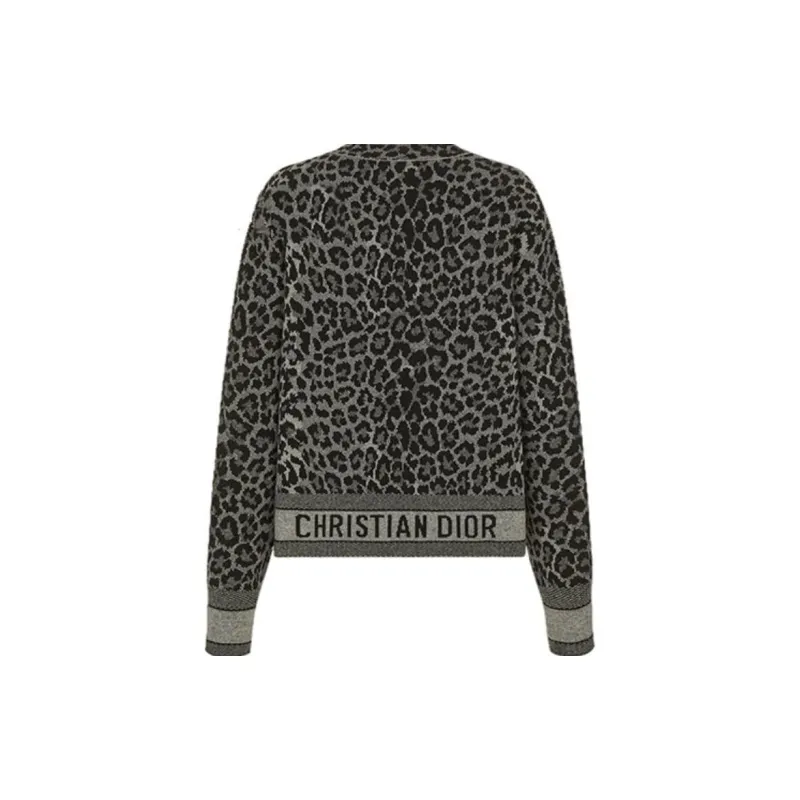 DIOR SS21 Sweater Women's Black Gray Color-1