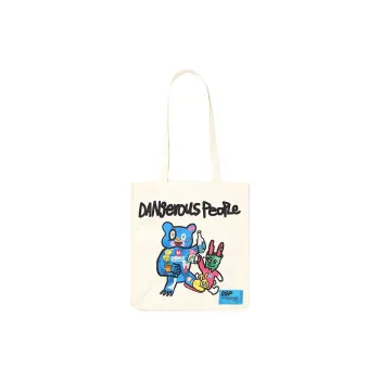 DANGEROUSPEOPLE Fabric Shoulder Bag Regular Unisex White