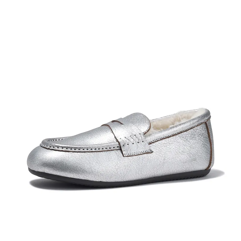 BELLALILY Loafers Women's Silver-1