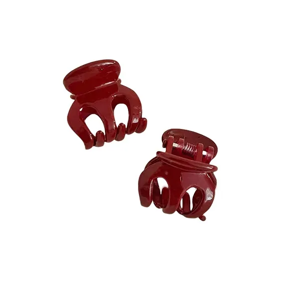 Water Jade Acrylic Hair Clips Women's-7