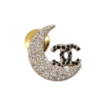 CHANEL 2008 Cc Moon Brooch