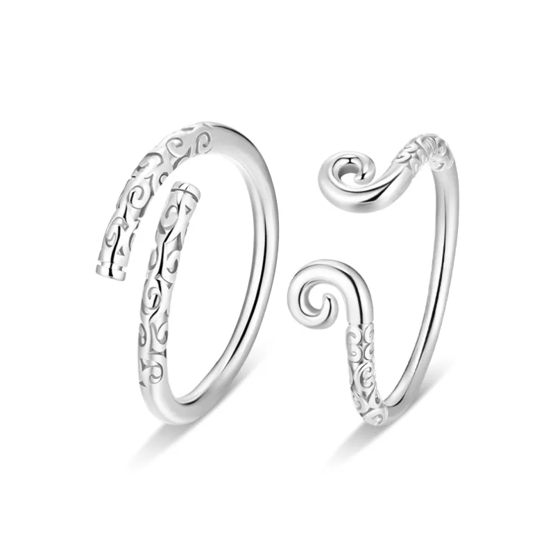 SOFTDORA 925 Sterling Silver Rings Unisex-0