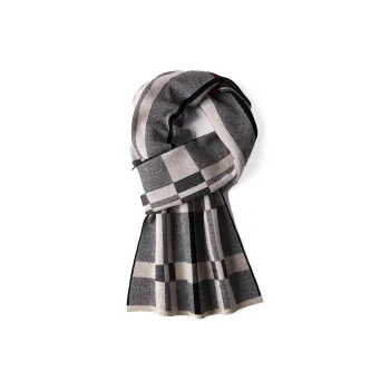 BISON DENIM Polyester Knit Scarves Men's