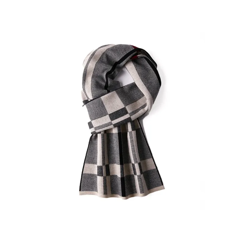 BISON DENIM Polyester Knit Scarves Men's-0