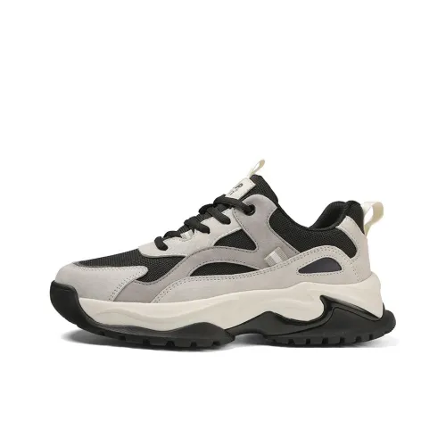 JEEP SPIRIT Running Shoes Men Low Top Graphite Black