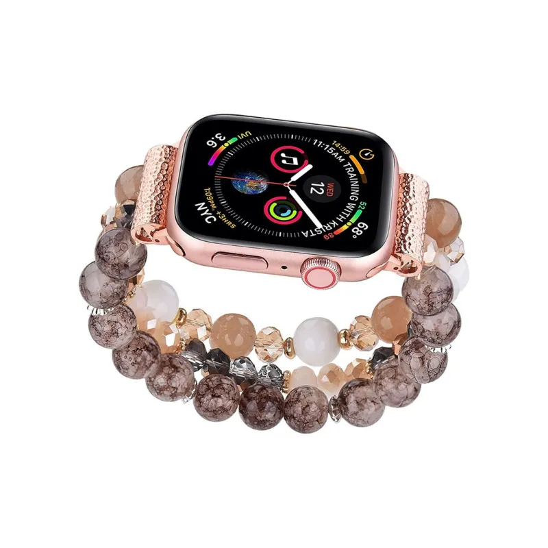 ZHENGGUANG Watch Band Apple Compatibility Agate, Crystal Material-1