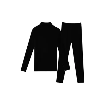 JUNEROSE Thermal Set Women's Black