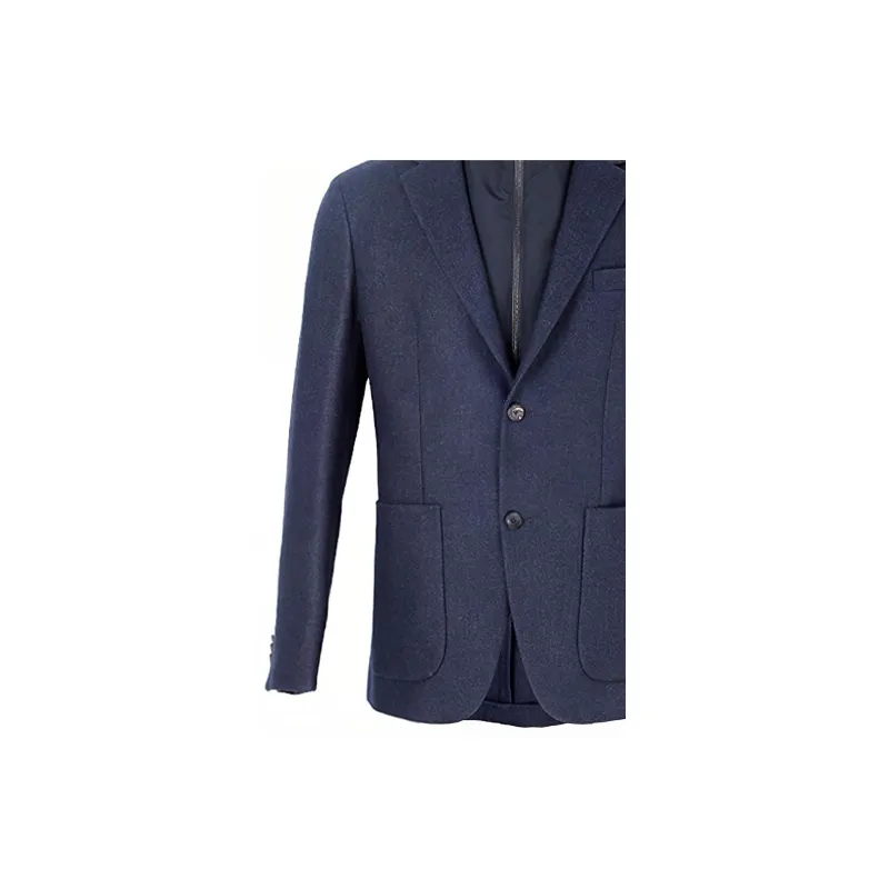 Zegna FW21 Business Suit Coat Men's Dark Blue-7