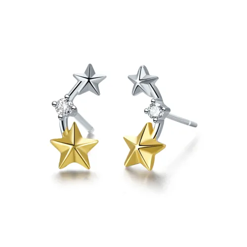 PEARL QUEEN S925 Silver Stud Earrings Women's