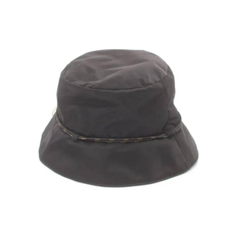 FENDI 2000s Logo-embroidered Bucket Hat-1