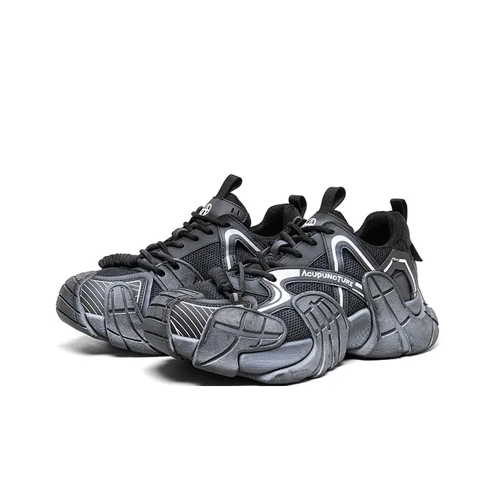 Acupuncture A Collection Cushioned Wear-Resistant Height Increasing Low-Top Chunky Sneakers Women's-7