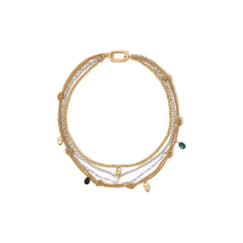 Bimba Y Lola Multi chain Necklace-2