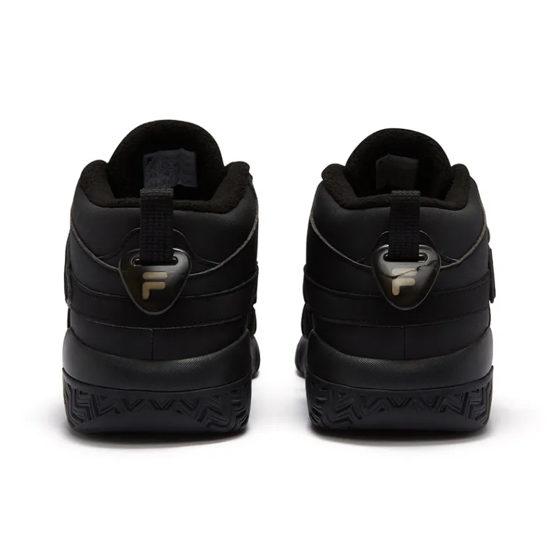 FILA FUSION Barricade Vintage Basketball Shoes Men Mid Top Fading Blue/Limestone-3
