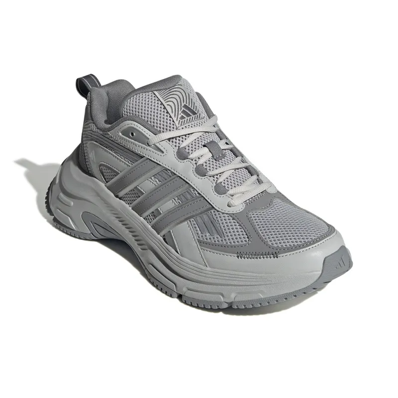 Adidas Breathable Coverage Low Top Running Shoes Unisex Gray-2
