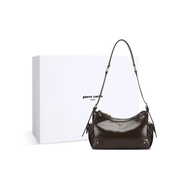 PIERRE CARDIN Commute Crossbody Bag, Shoulder Bag Premium Women's Bag Women's Black/Brown/Bitter Coffee-11
