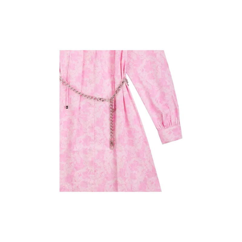 MICHAEL KORS SS24 Long Sleeved Dress Women's Pink-3