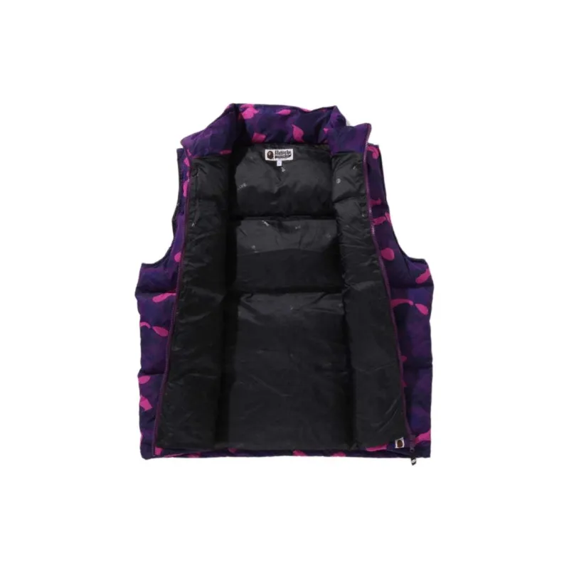 A BATHING APE Color Camo Down Vest-7