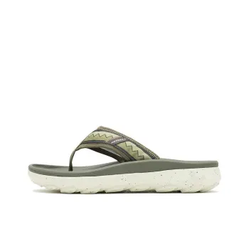 MERRELL Hut Ultra Abrasion-Resistant Slip-Resistant Flip Flops Men's Olive