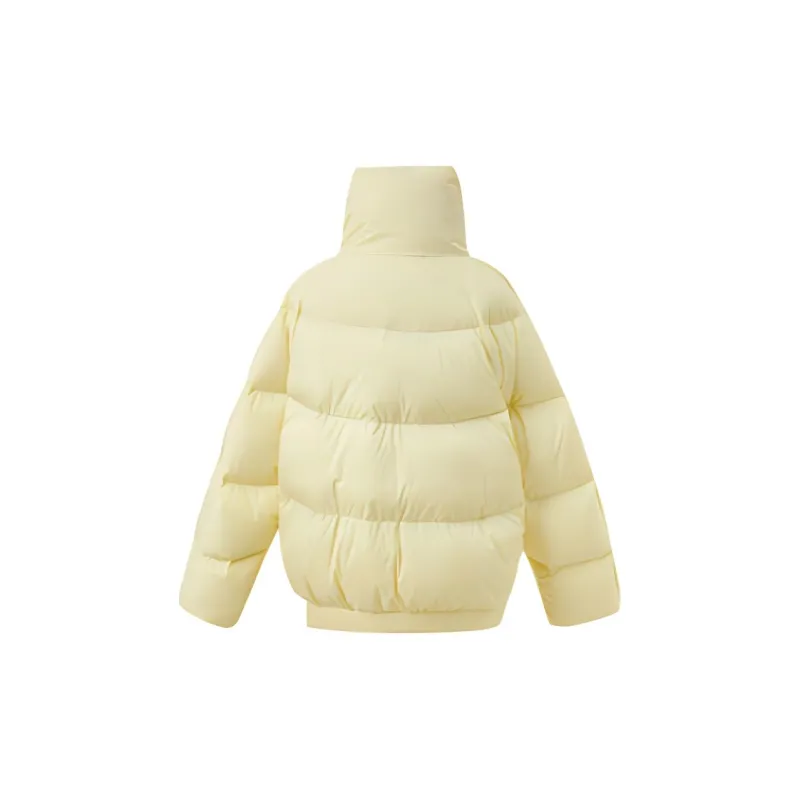 3COLOUR Down Jacket Women's Yellow Cream-1