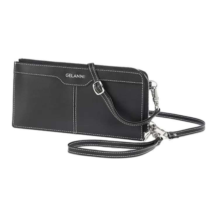 GELANNI Cow Leather Cell Phone Pouch Women's Multicolor-4