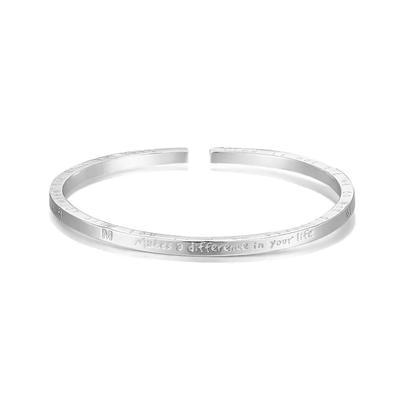DH7 S 999 Fine Silver Sterling Silver Bracelets Women's-0