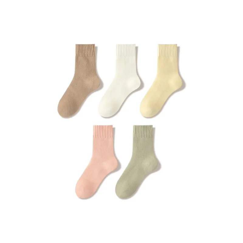 JIAZINI Mid Calf Socks Women's 5 Pack-0