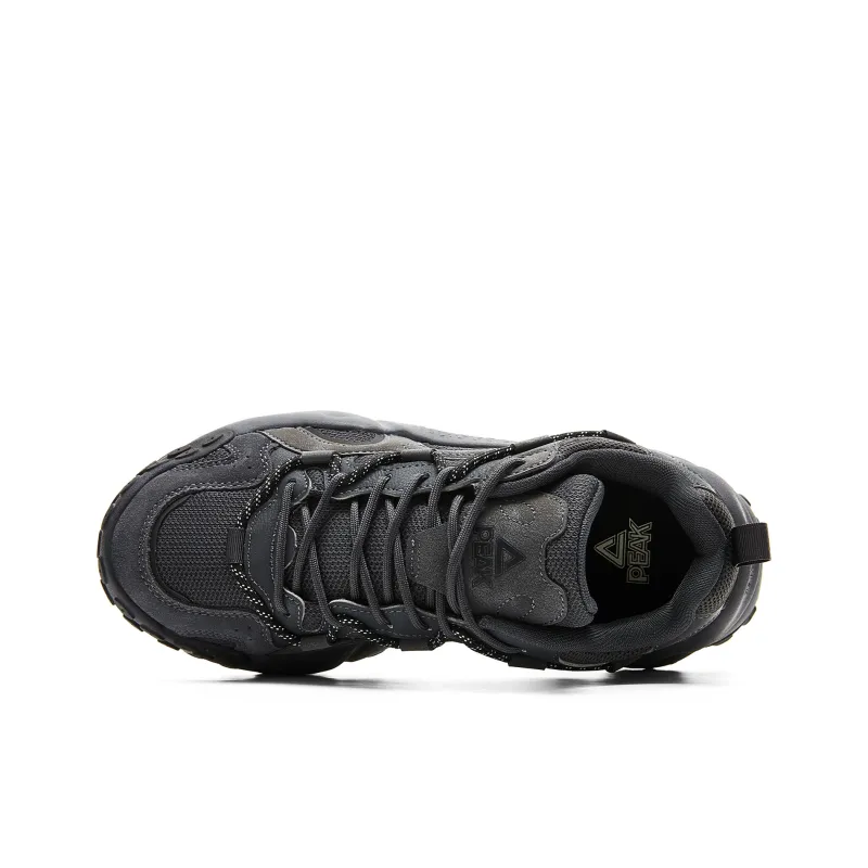 PEAK Casual Shoes Men Low Top Gothic Gray Black-3
