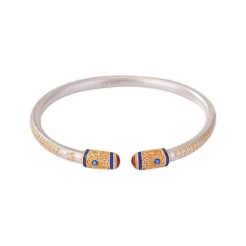 Centennial Chuanqi Pure Silver 999.9 Bangles Women's