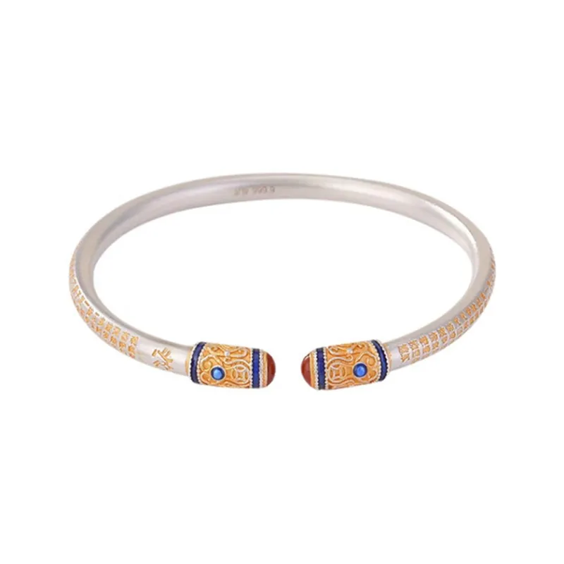 Centennial Chuanqi Pure Silver 999.9 Bangles Women's-0