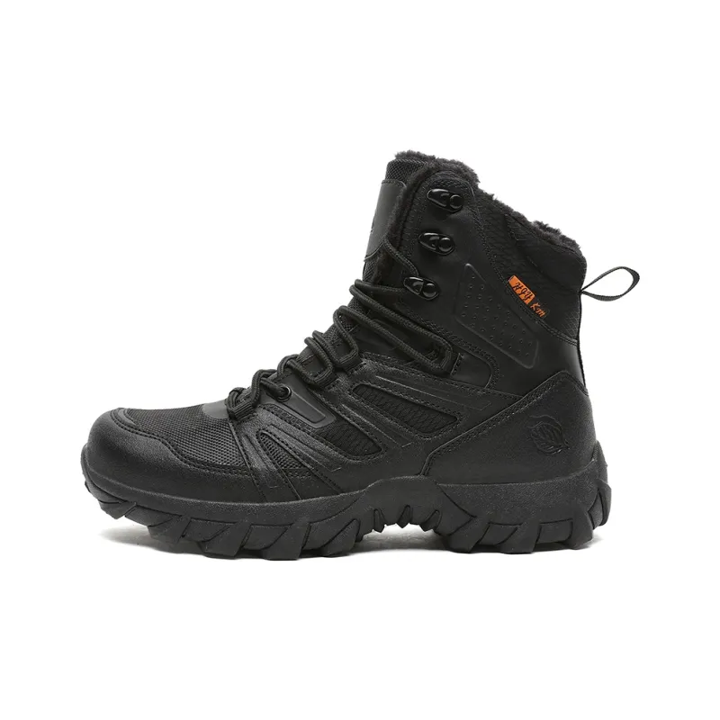 Wooden Rabbit Thermal Abrasion Resistant Cushioning Height Increasing Slip Resistant Short Outdoor Boots Men's-5