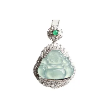 Oushuo Jewelry Ice Glutinous Jadeite Necklaces Women's