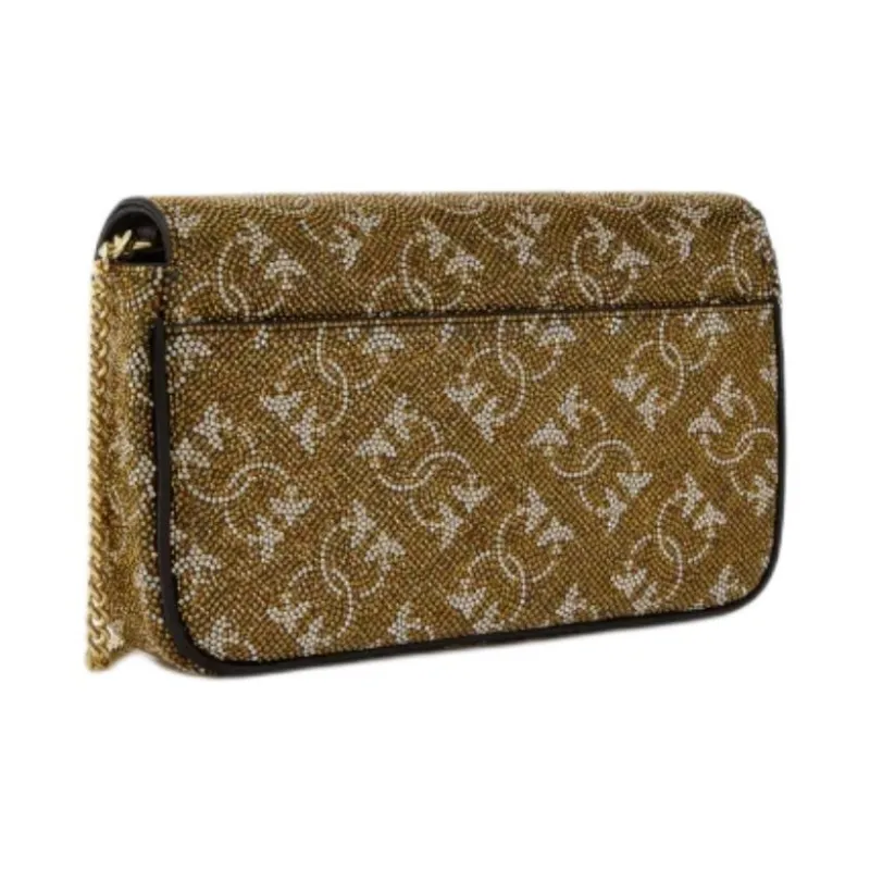 PINKO Cow Leather Handheld Crossbody Bag, Shoulder Bag Women's Gold-1