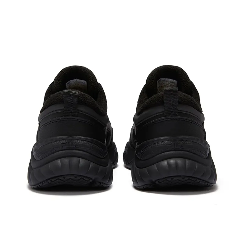 FILA FUSION Conch D Slip Resistant Low Top Casual Shoes Men's Black-2