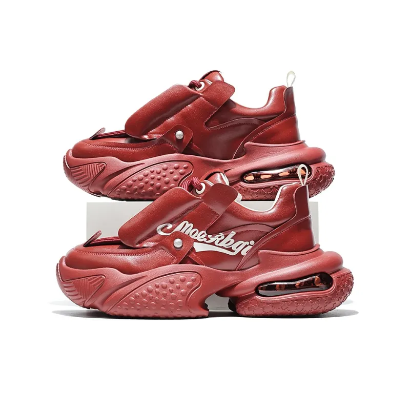 MOERBAI Spacewalk Series Wear Resistant Support Lightweight Height Increasing Low Top Chunky Sneakers Men's-3