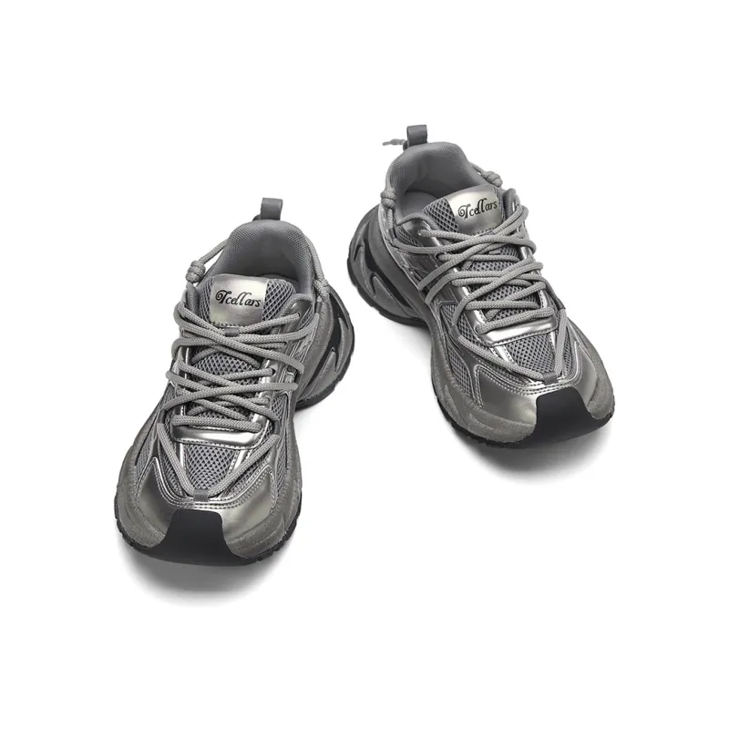 TCELLARS Cushioning Abrasion Resistant Support Balance Height Increasing Low Top Chunky Sneakers Unisex-3