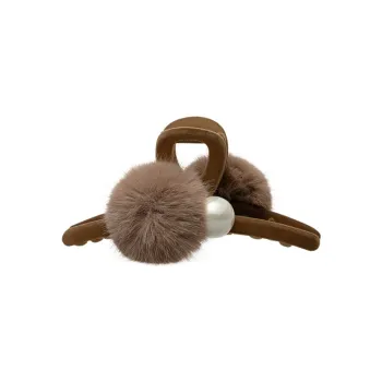 QIMEILA Flock Hair Clips Women's